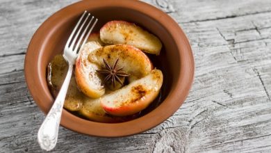 رقائق التفاح بالقرفة للدايت