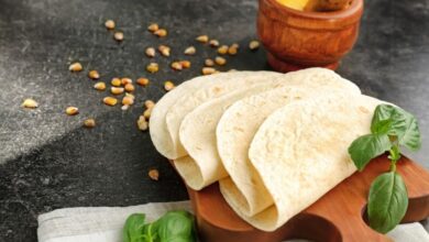 خبز التورتيلا الأسمر للدايت