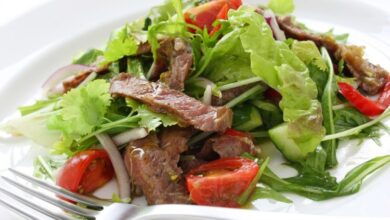 سلطة ستيك للرجيم