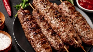 كباب اللحم للرجيم