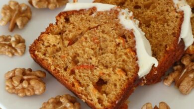 كيكة الجزر دايت