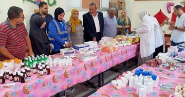 جامعة طنطا تنظم قافلة طبية مجانية لأهالى زفتى ضمن "حياة كريمة"