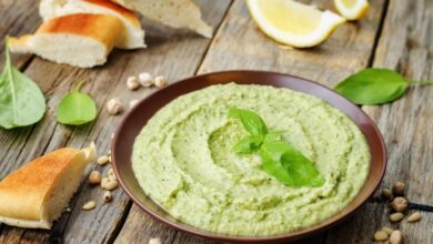 حمص بالبستو المنزلي