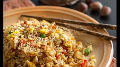 الأرز البني بالخضار لمرضى السكري