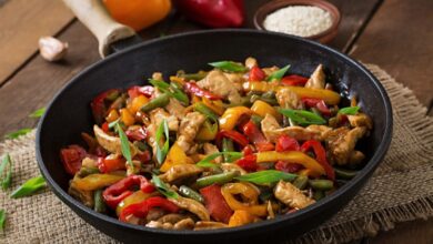 صينية شاورما الدجاج بالبطاطس