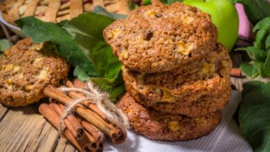 كوكيز الشوفان بالقرفة للرجيم