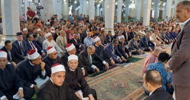 مفتي الجمهورية يصل مسجد سيدي أحمد البدوي بطنطا لأداء صلاة الجمعة