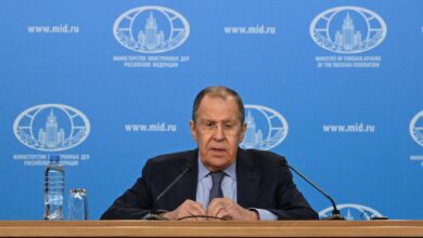 لافروف: الآلية الجديدة للتسوية في الشرق الأوسط يجب أن تشمل دول المنطقة وربما بمشاركة روسيا والصين