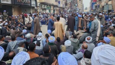 ملوك لعبة العصا بالأقصر.. استمتع بحلقات تحطيب مولد سيدي أبو الحجاج.. لايف