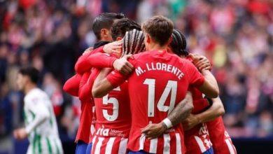 أتلتيكو مدريد يستضيف أوساسونا لمواصلة انتصاراته فى الدوري الإسباني