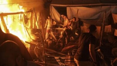 الطيران الحربى الإسرائيلى يقصف منزلا شرق مخيم النصيرات وسط قطاع غزة