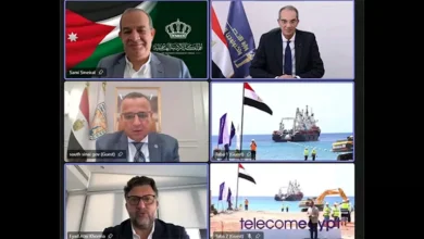تفاصيل إنزال أول كابل بحري مباشر بين مصر والأردن في طابا