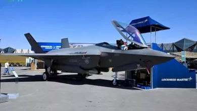 طائرة F-35 الأمريكية تظهر في معرض الدفاع العالمي بالرياض
